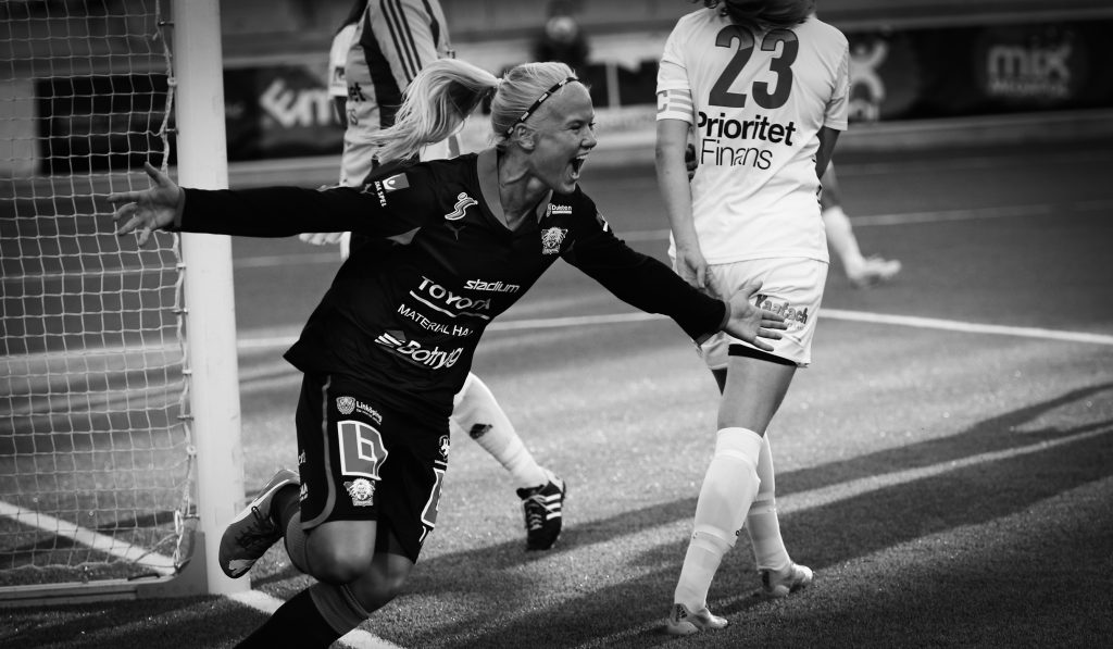 Pernille Harder, portrait by Johnny Gustavsson