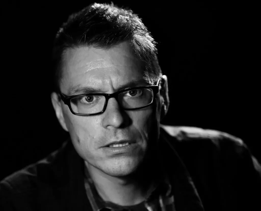 Mattias Vokbus, artist, portrait by Johnny Gustavsson
